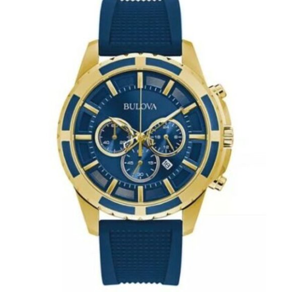 Sale! Bulova Men's Gold 44mm Watch - Picture 1 of 4